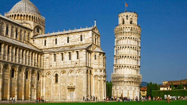 Warum ist der Turm von Pisa schief?