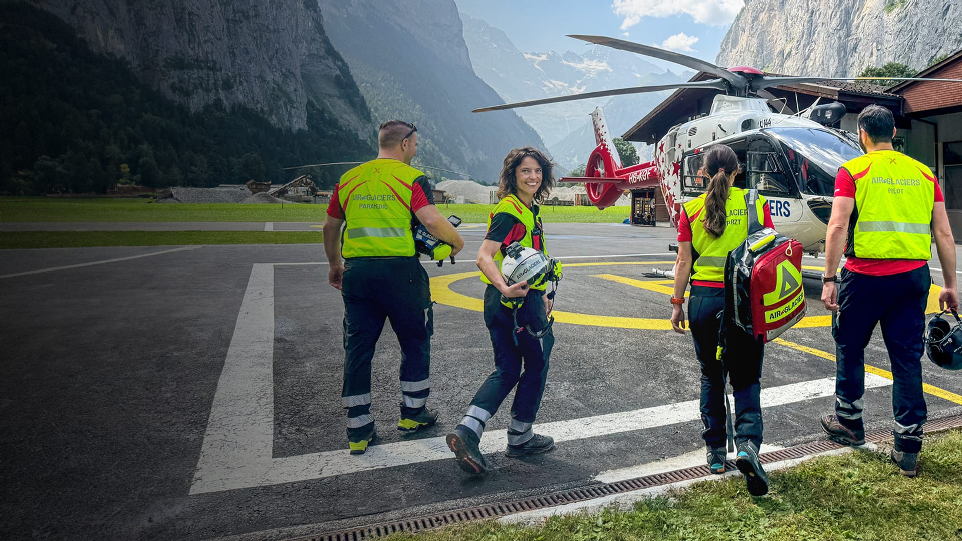 Air-Glaciers im Einsatz – Rettung aus der Luft