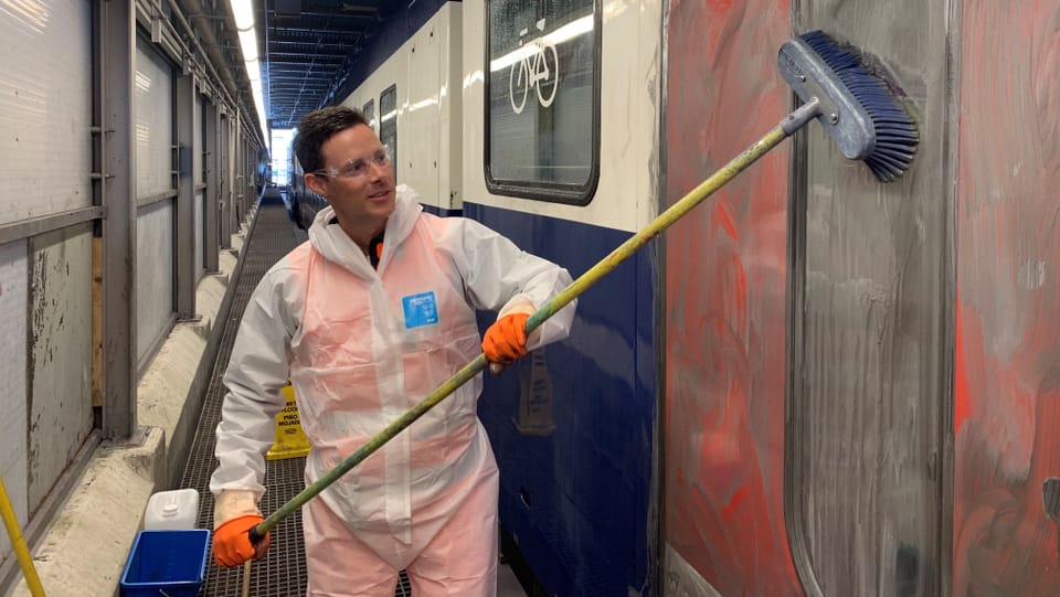 Graffiti am Zug: So teuer bezahlen ÖV-Reisende die Reinigung