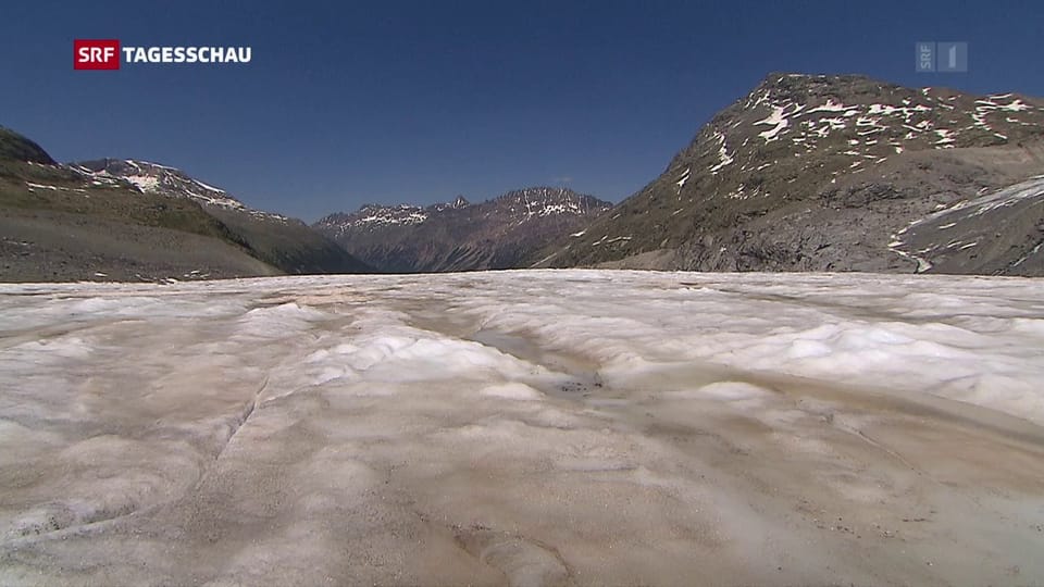 Morteratschgletscher verliert täglich eine Million Tonnen Eis