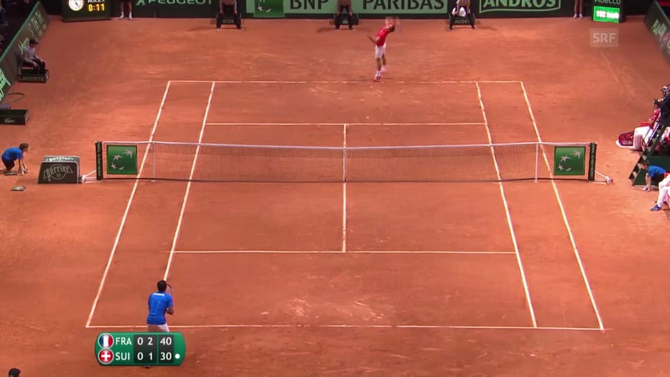 Live-Highlights Monfils - Federer