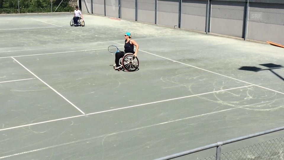 Rollstuhltennis-Spielerin Karin Suter-Erath