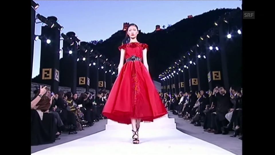 Fendi-Modeschau auf der Chinesischen Mauer