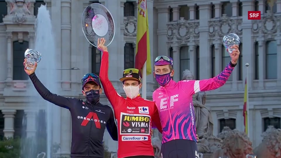 Roglic gewinnt die Vuelta zum 2. Mal in Folge