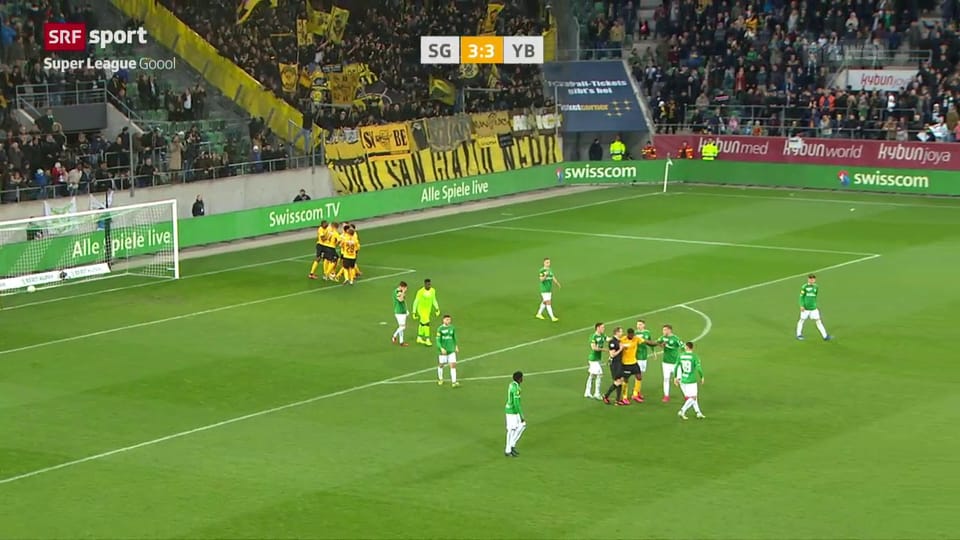 St. Gallen - Young Boys 3:3