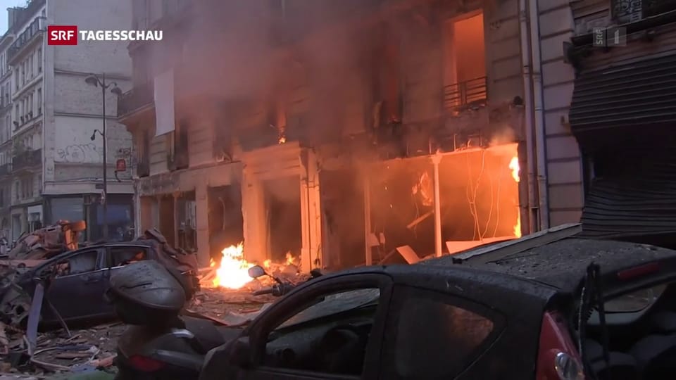 Heftige Explosion in Paris