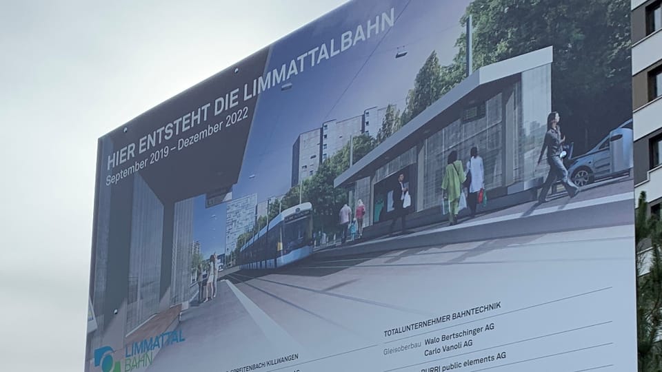 Von der Verlängerung der Limmattalbahn nach Baden hängt das Projekt Oase ab.