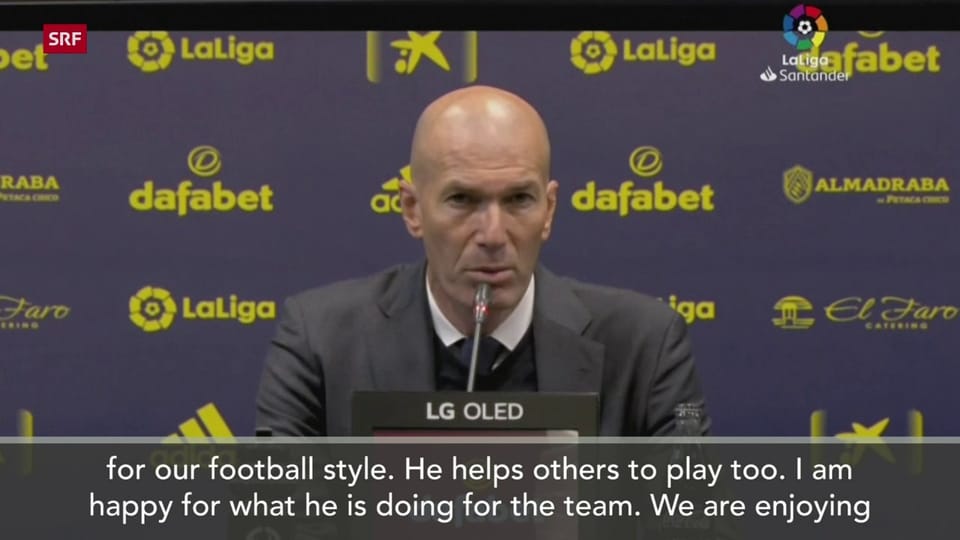 Zidane: «Bin sehr zufrieden mit Karim»