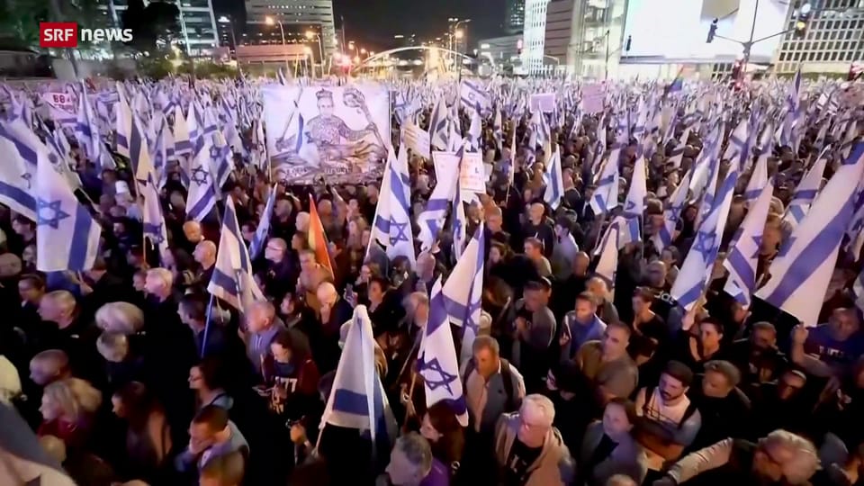 Aus dem Archiv: Israelis protestieren weiter gegen Justizreform