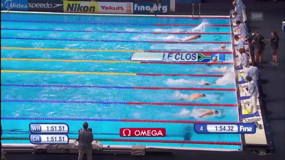 Le Clos' WM-Titel über 200 m Delfin in Barcelona