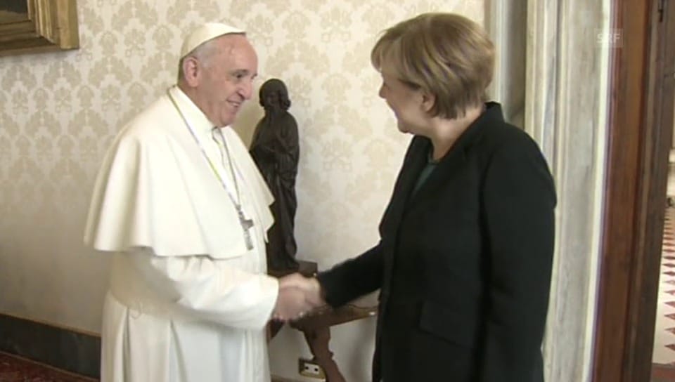 Merkel beim Papst (unkommentiert)