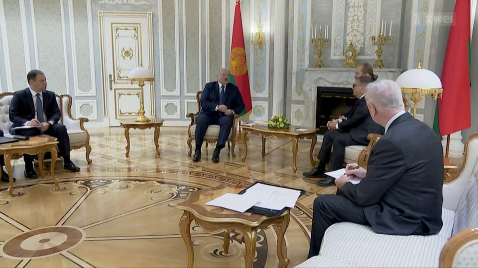 Fasel trifft Lukaschenko in Minsk