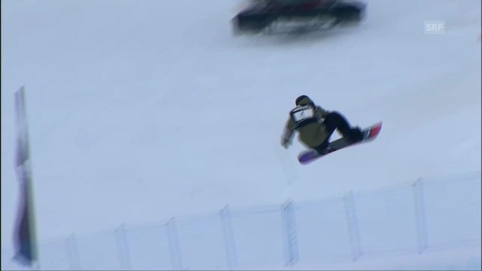 Snowboard: David Hablützels 2. Run