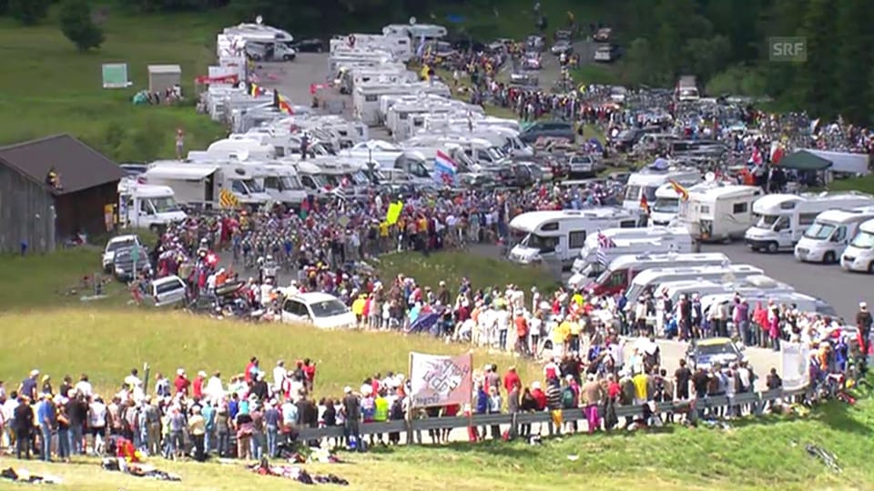 Schweizer Etappenorte der Tour de France