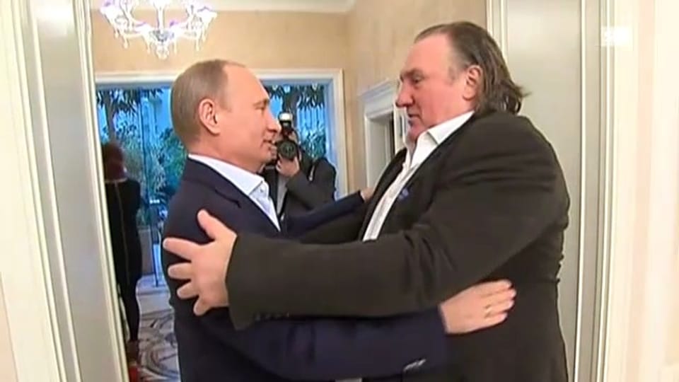 Depardieu zu Gast bei Putin (unkommentiert)