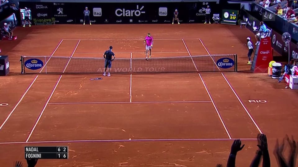 Highlights des Halbfinals Nadal - Fognini (Quelle: SNTV) 