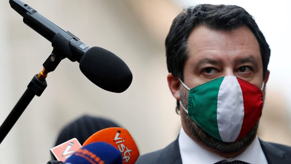 Italiens Ex-Minister Salvini muss wegen Flüchtlingsschiff vor Gericht.