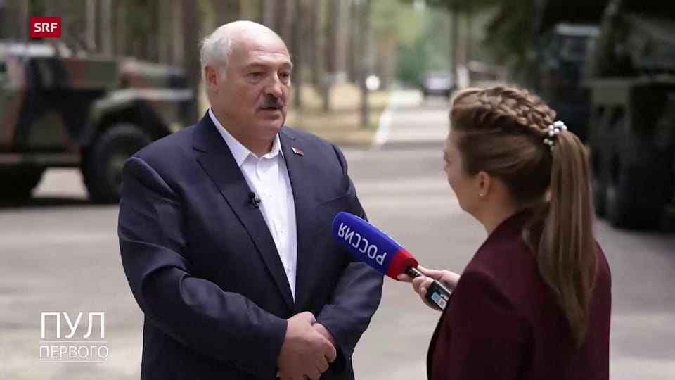Lukaschenko: «Ich kann jederzeit Putin anrufen» (ohne Übersetzung)