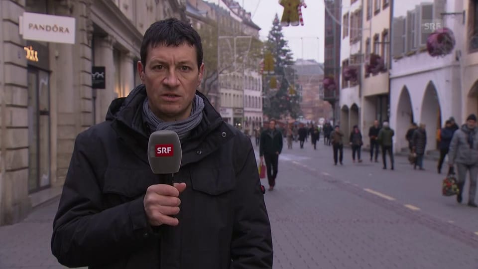SRF-Korrespondent Tobias Bossard zur Situation in Strassburg