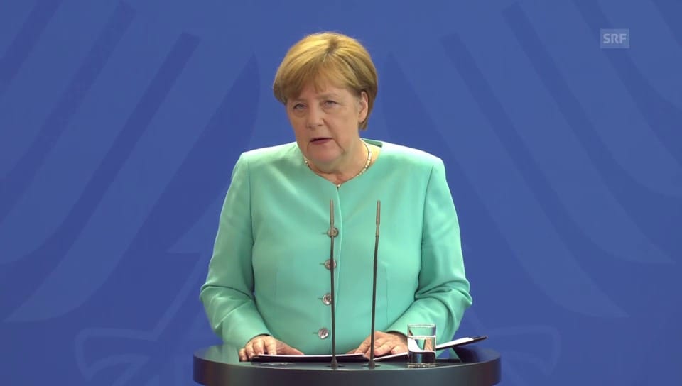 Merkel: «Es gibt nichts drum herum zu reden»