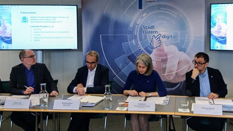 Luzerner Stadtregierung will Strategie, um Digitalisierung voranzutreiben