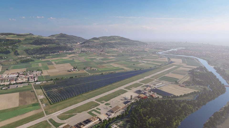 Solarenergie aus dem Mittelland: Anlage auf 25 Hektaren geplant.