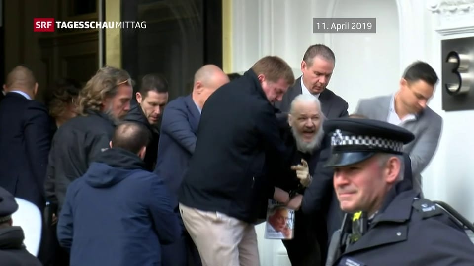 Anhörung von Assange vor Gericht