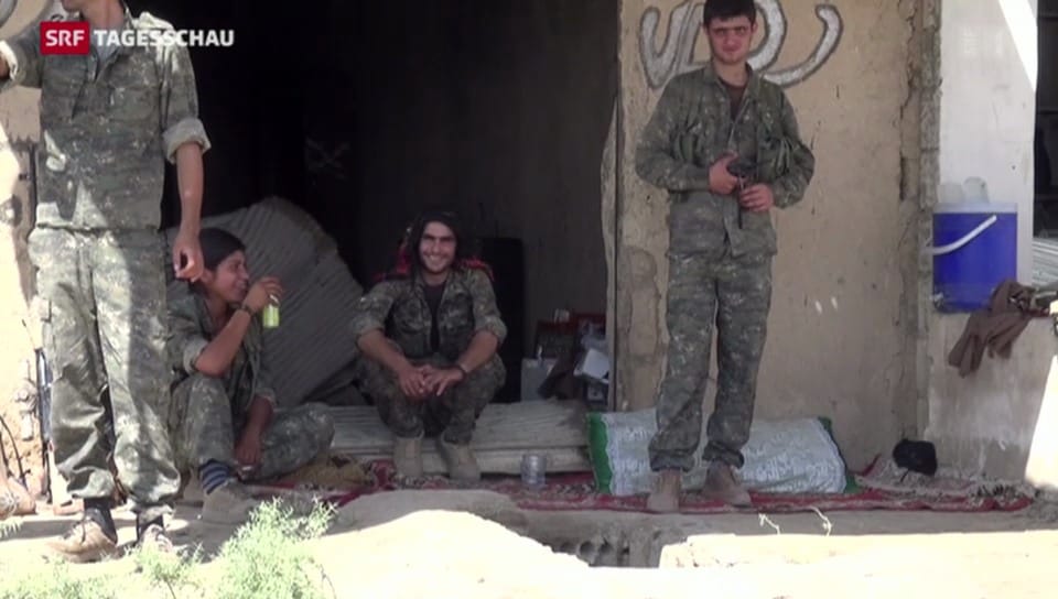 Kurden kämpfen aktiv gegen den IS