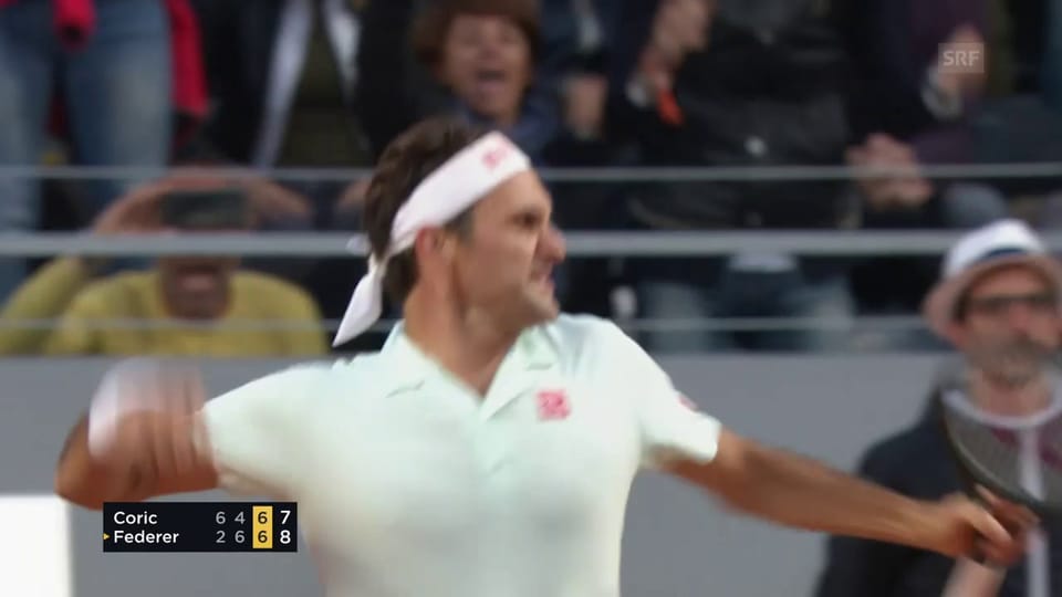 Federer kämpft sich gegen Coric in den Viertelfinal