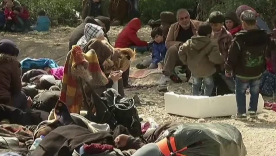 Flüchtlinge in der Türkei angehalten (unkommentiert)