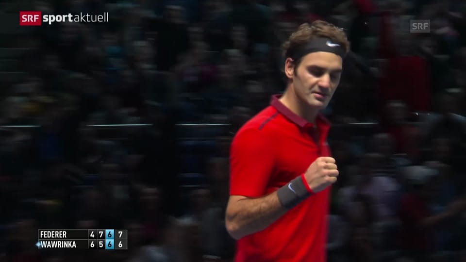 Halbfinal Federer - Wawrinka in London