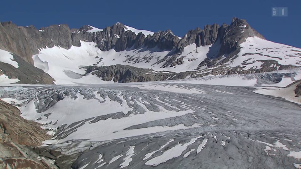 Die Schweizer Gletscher schmelzen 