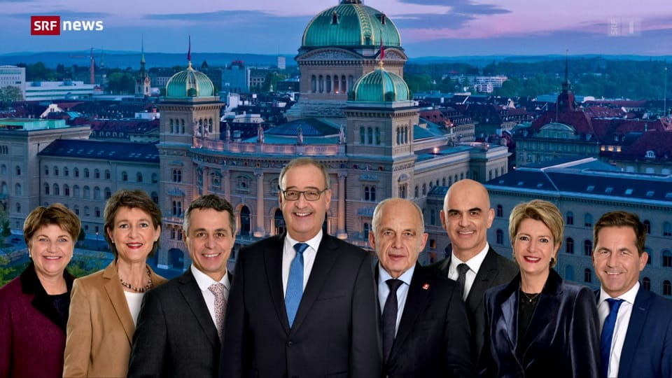 Der Bundesrat präsentiert sich Schulter an Schulter – dank Photoshop