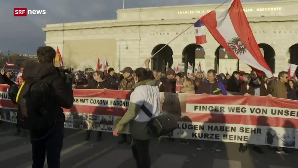 Österreich: Tausende demonstrieren gegen Lockdown und Impfpflicht