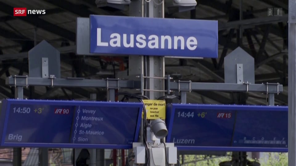 Bund stoppt Arbeiten im Bahnhof Lausanne VD