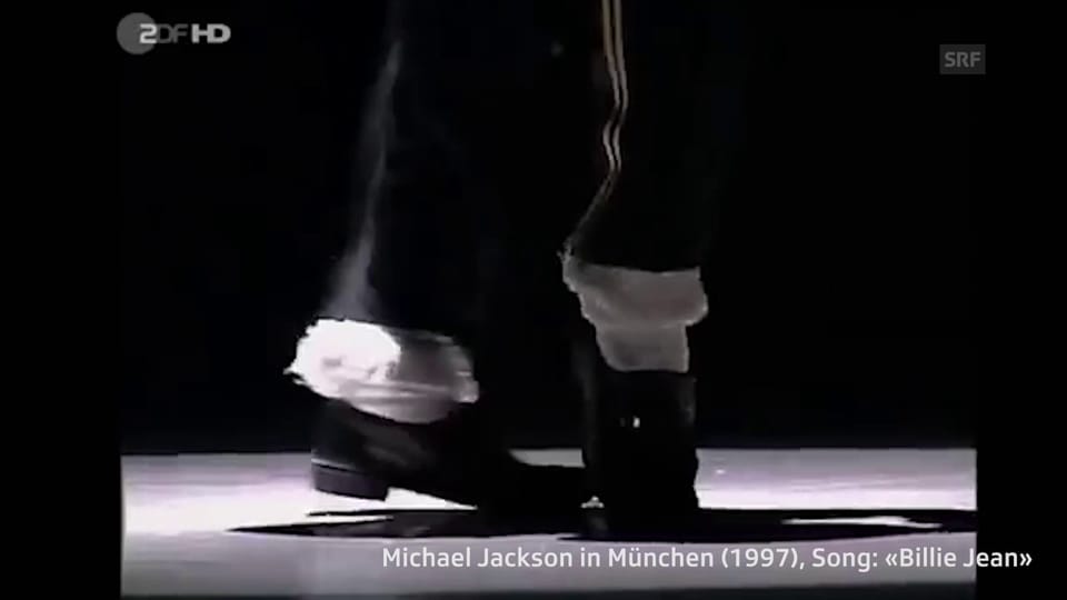 Michael Jackson macht den Moonwalk