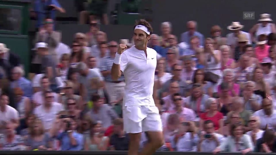 Federer entzaubert Murray in Wimbledon 2015