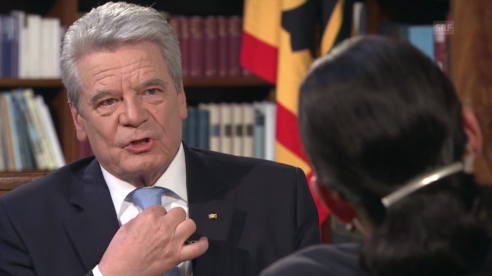 Gauck: «Wir wollen keine Erinnerung, die uns einschüchtert»