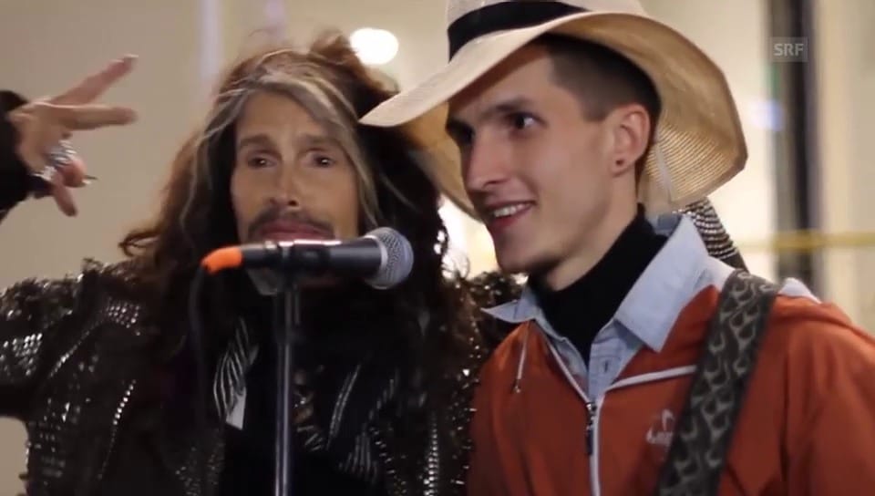 «Aerosmith»-Sänger überrascht Strassenmusiker
