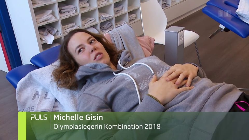 Reha statt Slalom: Michelle Gisin trägt die Verletzungspause mit Fassung.