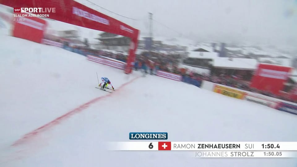 Zenhäusern steigert sich im 2. Lauf des Adelboden-Slaloms