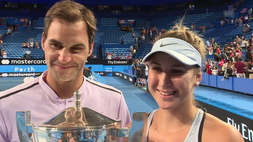 Federer: «Belinda hat im Doppel unglaublich gespielt»