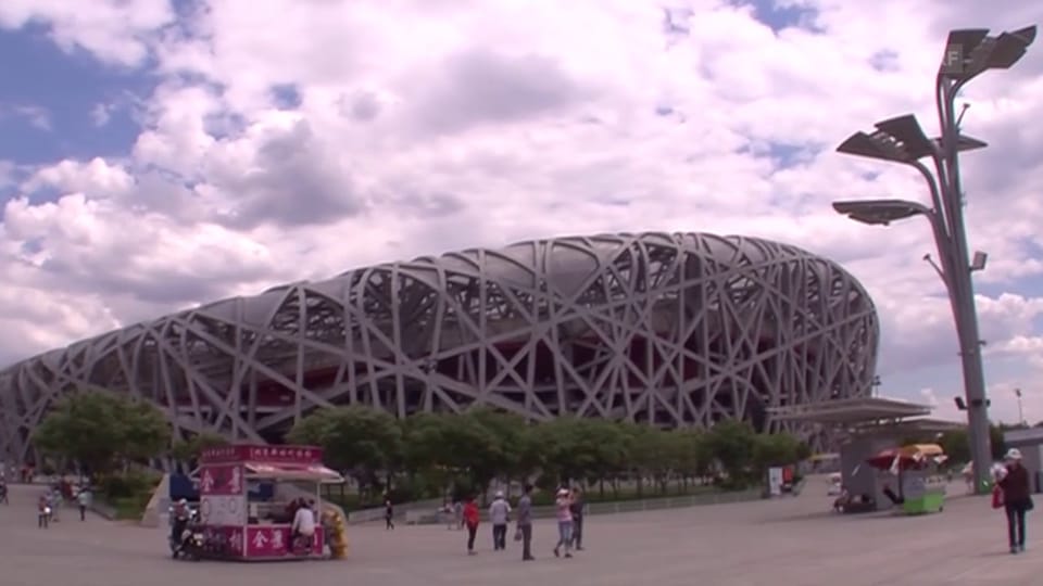 Ein Olympiastadion als Touristenattraktion