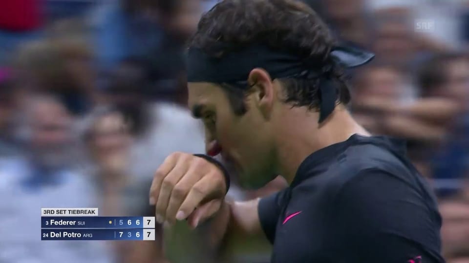 Trotz 4 Satzbällen: So gab Federer den 3. Umgang ab