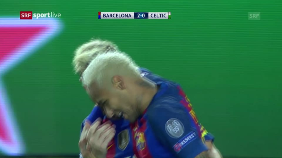 Blonde Barcelona-Power gegen Celtic