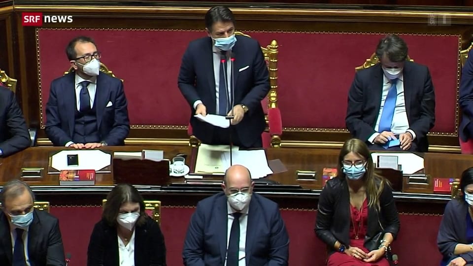 Vertrauensabstimmung im italienischen Senat
