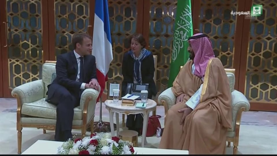 Macron überraschend nach Riad gereist (Unkommentiert)