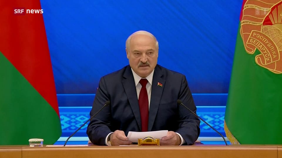 Lukaschenkos umstrittene Wiederwahl in Belarus jährt sich