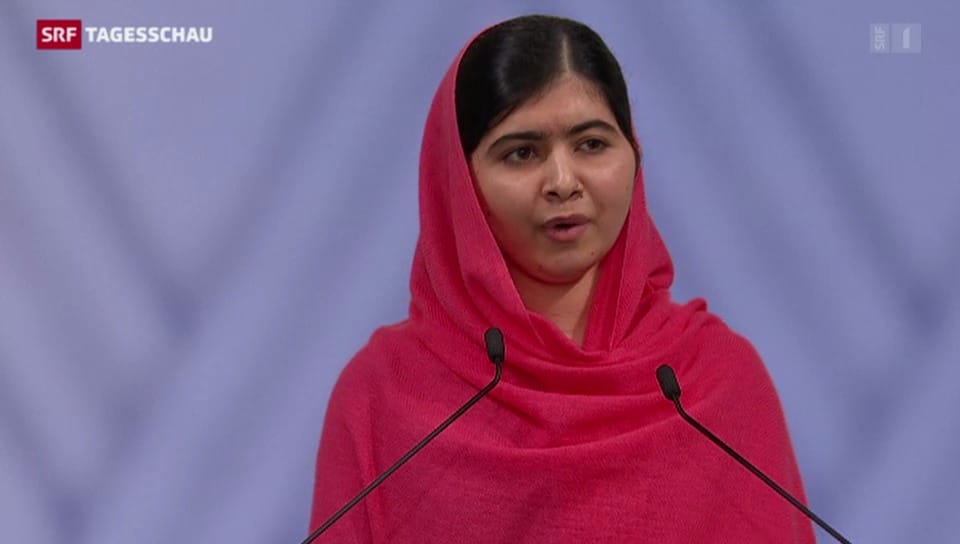 Malala berührt mit ihrer Rede