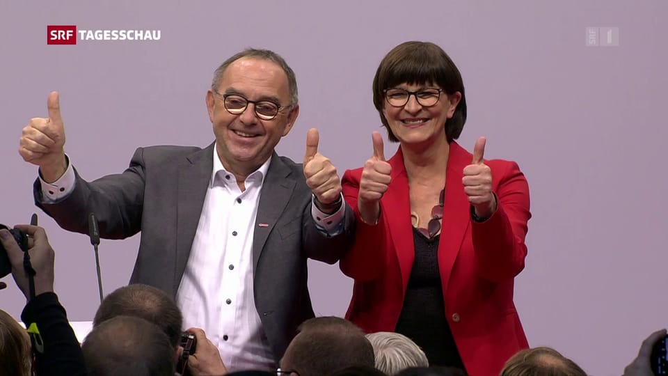 Esken und Walter-Borjans sind als SPD-Vorsitzende gewählt